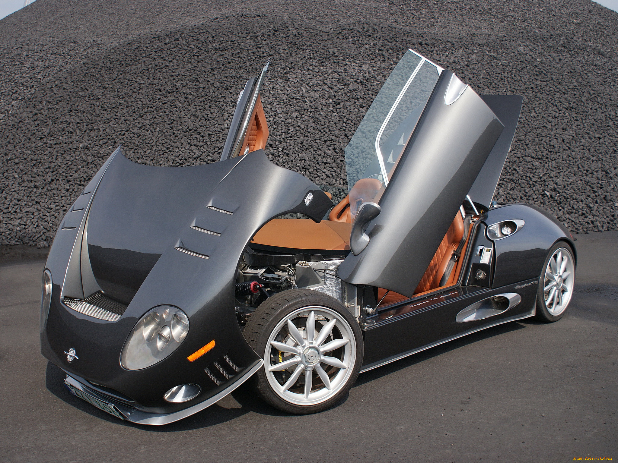 spyker, c8, spyder, 